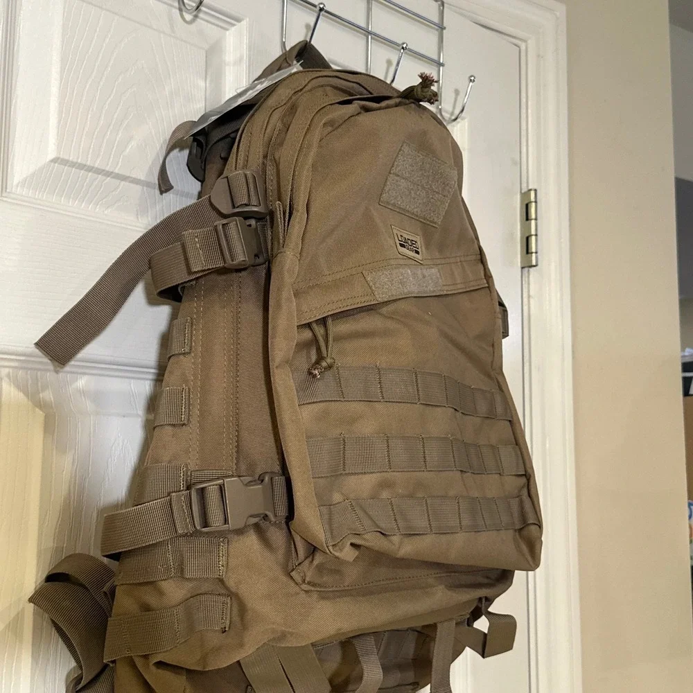 Loaded Gear GX-200 Tactical Backpack Dark Earth Brown MOLLE Military Rucksack